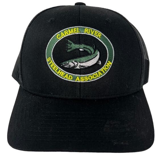 The Classics Yupoong Carmel River Steelhead Association hat Cap Snap Back Black - Picture 1 of 7
